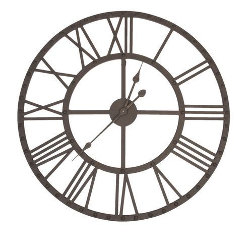 Kovové hodiny - Ø 70*5 cm Clayre & Eef  - -