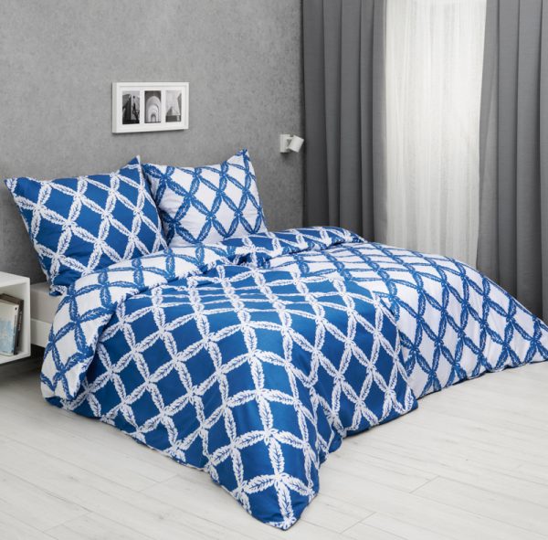 TP Microtop povlečení 140x200+70x90 - Vavřín modrý  - -