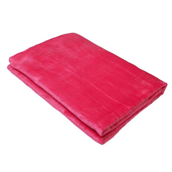 TP Mikroflanelová deka Premium 150x200 - Jasně růžová  - -