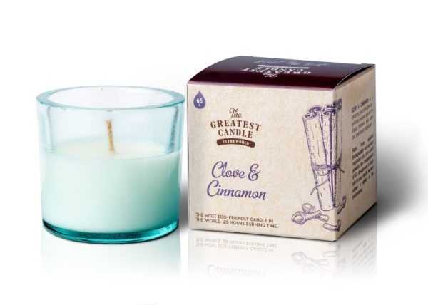 The Greatest Candle Vonná svíčka ve skle (75 g) - hřebíček a skořice  - -