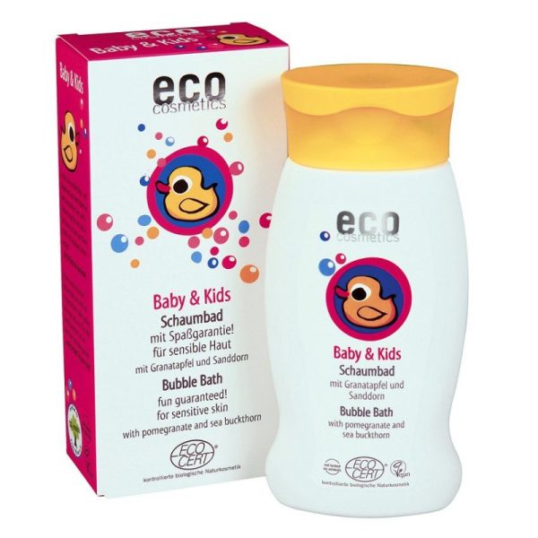 Eco Cosmetics Baby Dětská bublinková koupel BIO (200 ml) - s granátovým jablkem a rakytníkem  - -