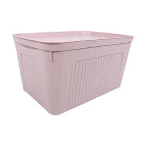 Úložný plastový box růžový 27 L  - -