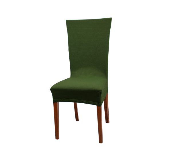 Univerzální elastický potah na židli Galena - Tmavě zelená  - -