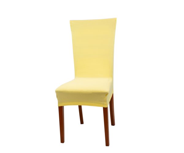 Univerzální elastický potah na židli Jersey - Žlutá  - -