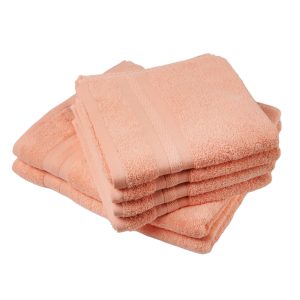 TP Set ručníků a osušek EXCLUSIVE TOP COLLECTION 6 kusů - Broskvová  - -