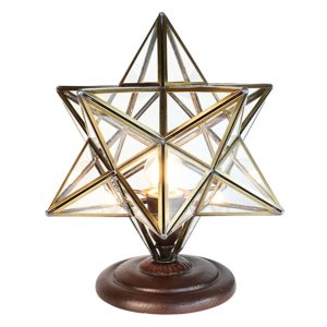 Stolní lampa ve tvaru hvězdy Star - 31*31*36 cm E27/max 1*40W Clayre & Eef  - -