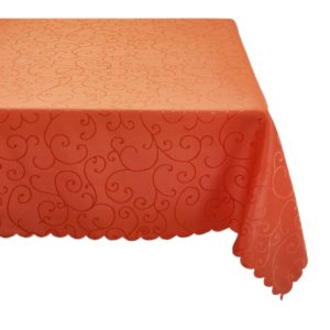 TP Ubrus s jemným vzorem 120x140 s ornamenty - Oranžová  - -
