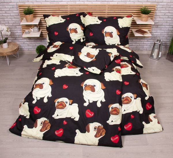 TP Zvýhodněná sada Microtop povlečení na dvě lůžka 140x200+70x90 - Bulldogs  - -