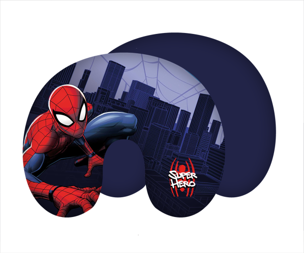 Jerry Fabrics Cestovní polštářek Spider-man 06  - BarvaModré- Materiál Polyester