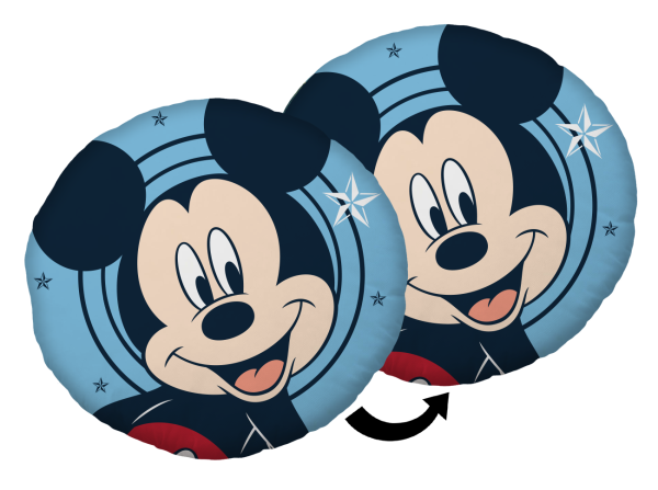 Jerry Fabrics Tvarovaný polštářek Mickey "Stars"  - BarvaModré- Materiál Polyester
