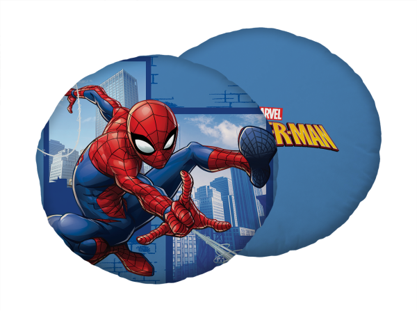 Jerry Fabrics Tvarovaný polštářek Spider-man "Blue 06"  - BarvaModré- Barva Červené