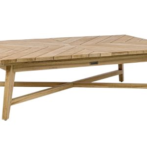 Teakový zahradní konferenční stolek Bizzotto Coachella 120 x 70 cm  - Výška33 cm- Šířka 120 cm