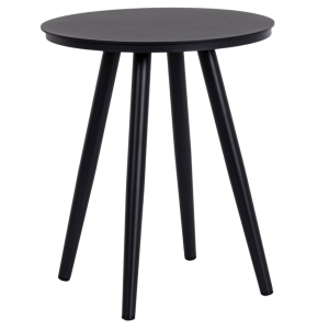 Černý kovový zahradní odkládací stolek Bizzotto Space 40 cm  - Výška48 cm- Průměr 40 cm