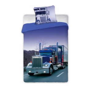 Forbyt Truck 140x200 70x90  - Rozměr povlečení140 x 200 cm + 70 x 80 cm- Materiál 100% bavlna