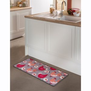 Kuchyňský koberec s motivem slepiček