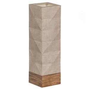 Hoorns Béžová papírová stolní lampa Rall  - Výška43 cm- Šířka 19 cm