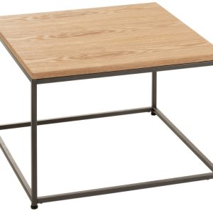 Dřevěný konferenční stolek J-line Élio 60 x 60 cm  - Výška38 cm- Šířka 60 cm