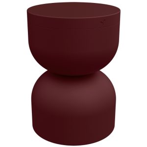 Třešňově červený hliníkový stolek Fermob Piapolo 32 cm  - Průměr32 cm- Výška 45 cm