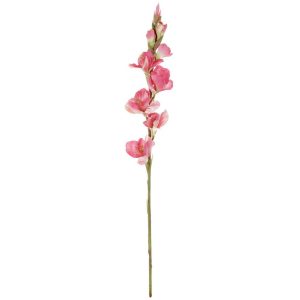 Umělá květina Gladiola růžová