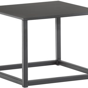 Pedrali Černý kovový konferenční stolek Code 40x40 cm  - Výška30 cm- Šířka 40 cm