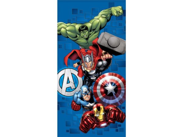 Carbotex Bavlněná froté osuška 70x140 cm - Avengers útočí  - MateriálBavlna- Materiál Froté