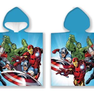 Carbotex Dětské pončo 50x110 cm - Avengers Super Heroes  - MateriálBavlna- Materiál Froté