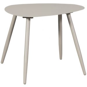 Hoorns Světle šedý kovový zahradní odkládací stolek Aiwa 58 x 43 cm  - Vyžaduje montážAno- Výška 45 cm