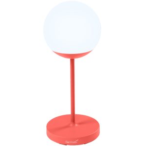 Oranžová venkovní LED lampa Fermob MOOON! 63 cm  - Výška63 cm- Průměr 25 cm