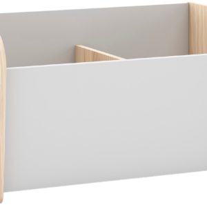 Bílý lakovaný úložný box na hračky Marckeric Esteban 70 x 35 cm  - Výška42 cm- Šířka 70 cm