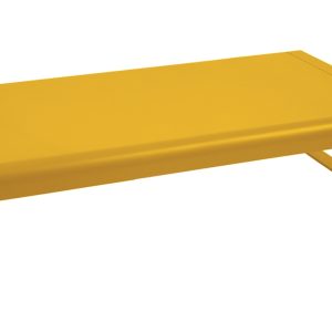 Žlutý hliníkový zahradní konferenční stolek Fermob Bellevie 138 x 80 cm  - Výška36 cm- Šířka 138 cm