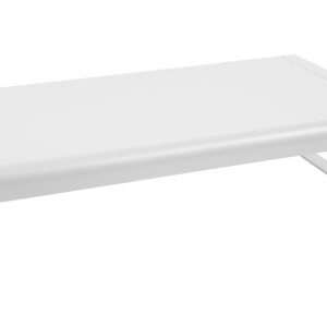 Bílý hliníkový zahradní konferenční stolek Fermob Bellevie 138 x 80 cm  - Výška36 cm- Šířka 138 cm
