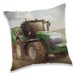 Jerry Fabrics s. r. o. Polštářek licenční 40x40 - Traktor Green  - MateriálPolyester- Rozměr 40 x 40 cm