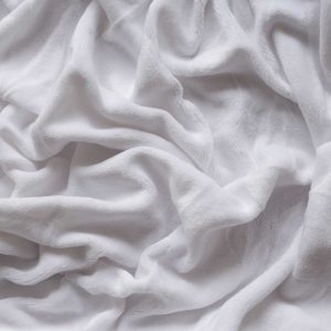 Jerry Fabrics Hřejivé prostěradlo mikroflanel 180x200 cm - Bílá  - BarvaBílé- Rozměr 180 x 200 cm