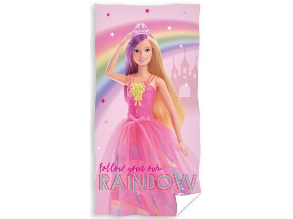 Carbotex Bavlněná froté osuška 70x140 cm - Barbie růžový svět  - MateriálBavlna- Materiál Froté