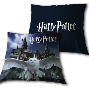 Jerry Fabrics Dekorační polštářek 40x40 cm - Harry Potter "246HP"  - BarvaModré- Materiál Polyester