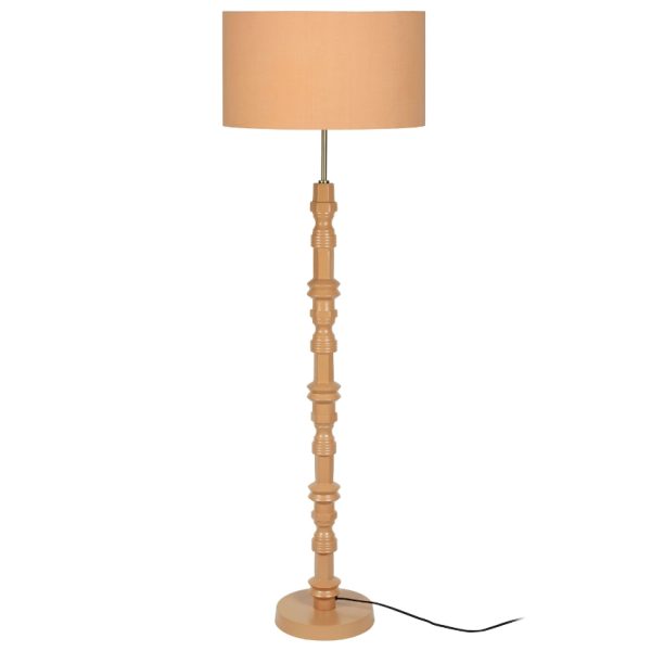 Oranžová stojací lampa ZUIVER TOTEM 148 cm  - Výška148 cm- Průměr 46 cm