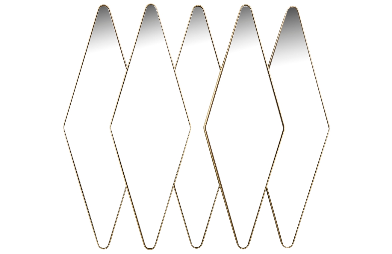 365159-2_zlate-kovove-zavesne-zrcadlo-dutchbone-kyoko Zlaté závěsné zrcadlo DUTCHBONE KYOKO - Výška70 cm- Šířka 77 cm