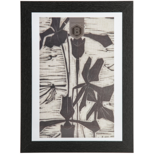 Hoorns Černý dřevěný fotorámeček Shed 40 x 30 cm  - Výška40 cm- Šířka 30 cm