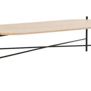 Noo.ma Dubový konferenční stolek Toglan 115 x 50 cm  - Výška32 cm- Šířka 115 cm