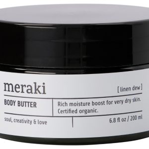 Tělové máslo Meraki Linen Dew 200 ml  - Objem200 ml- Certifikace Ecocert Cosmos
