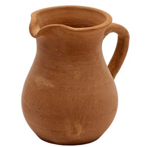 Terakotová váza Kave Home Mercia 18 cm  - Výška18 cm- Šířka 17 cm