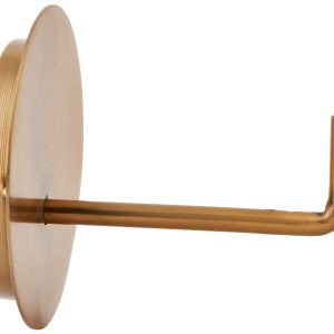 House Doctor Zlatý kovový držák na toaletní papír Text  - Průměr13 cm- Délka 12