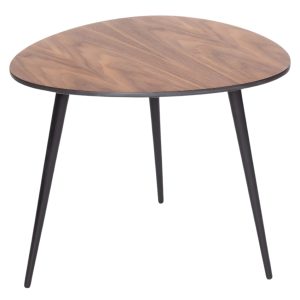 Ořechový konferenční stolek RAGABA PAWI PICK 55 x 50 cm  - Výška44 cm- Šířka 55 cm