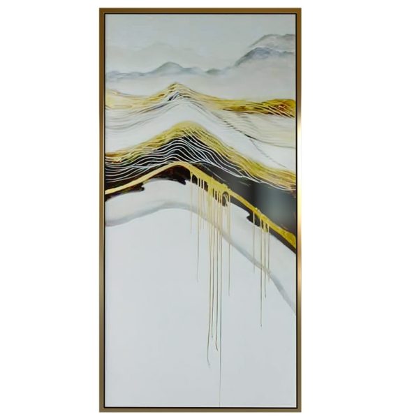Abstraktní obraz Miotto Alva 180 x 90 cm  - Šířka90 cm- Výška 180 cm