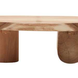 Dřevěný konferenční stolek Kave Home Mosi 90 x 60 cm  - Výška33 cm- Šířka 90 cm