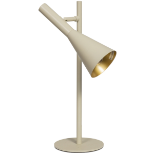 Hoorns Béžová kovová stolní lampa Dibie  - Výška45 cm- Šířka 15 cm
