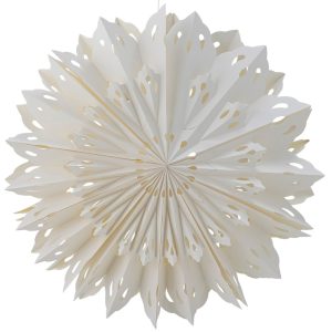 Bílá papírová závěsná dekorace Bloomingville Pax 76 cm  - Hmotnost0