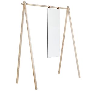 Dřevěný věšák Karup Design Hongi se zrcadlem 177 x 150 cm  - Výška177 cm- Šířka 150 cm