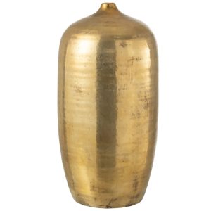 Zlatá keramická váza J-line Arania 58 cm  - Výška58 cm- Průměr 29 cm