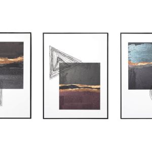 Set tří obrazů Somcasa Stamp 80 x 60 cm  - Výška80 cm- Šířka 60 cm